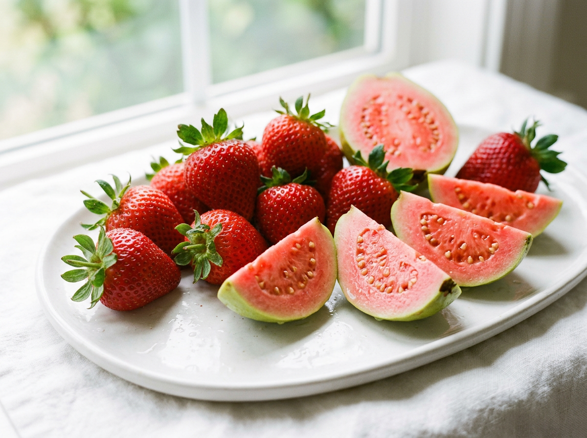 Fresh Strawberry & Guava ingredients