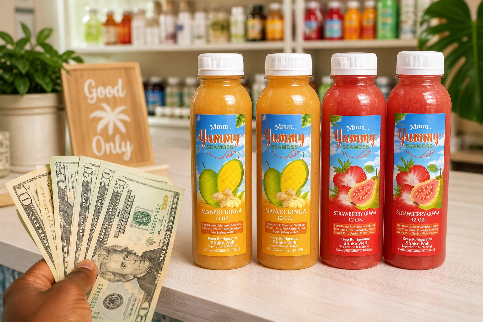 Earn $2.10 per bottle